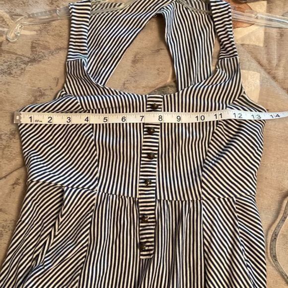 🔥3-$10🔥 G21 STRIPED TANK STYLE DRESS WITH POCKETS - Picture 8 of 10